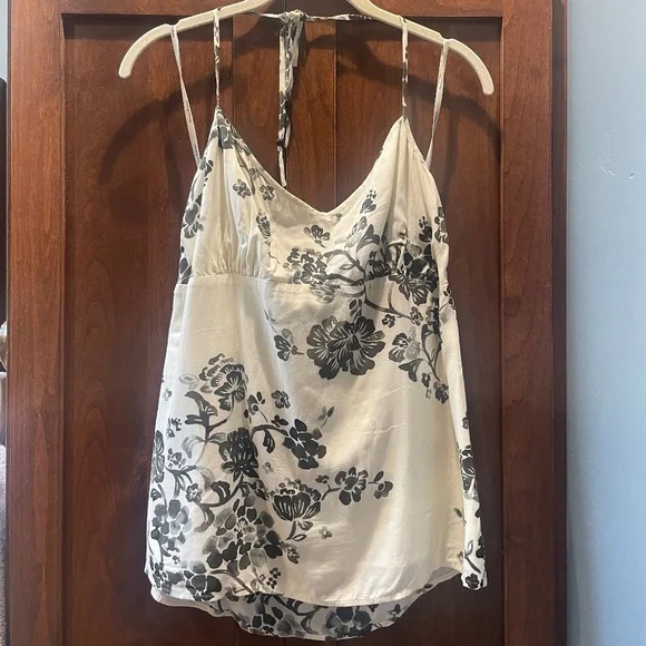 NWT - Tommy Bahama Flower Print Halter Top - Picture 1 of 3